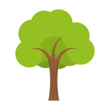 ağaç bitki izole simgesi