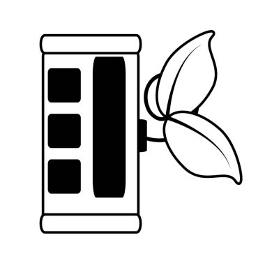 Ekoloji yakıt izole simgesi