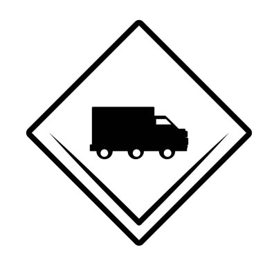 kamyon bölge trafik işareti