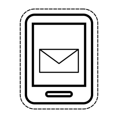 Hareket eden smartphone e-posta