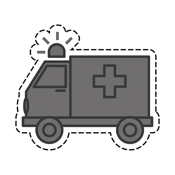 Ambulanza servizio medico — Vettoriale Stock