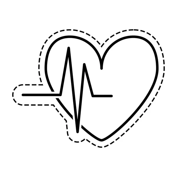 Cardiología cardiaca médica — Vector de stock