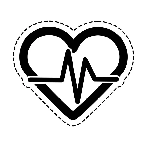 Medizinische Herzkardiologie — Stockvektor
