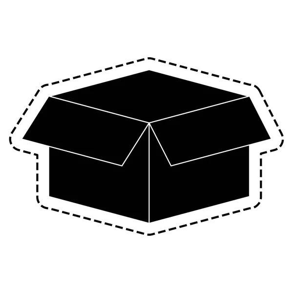 Lieferbox-Paket — Stockvektor