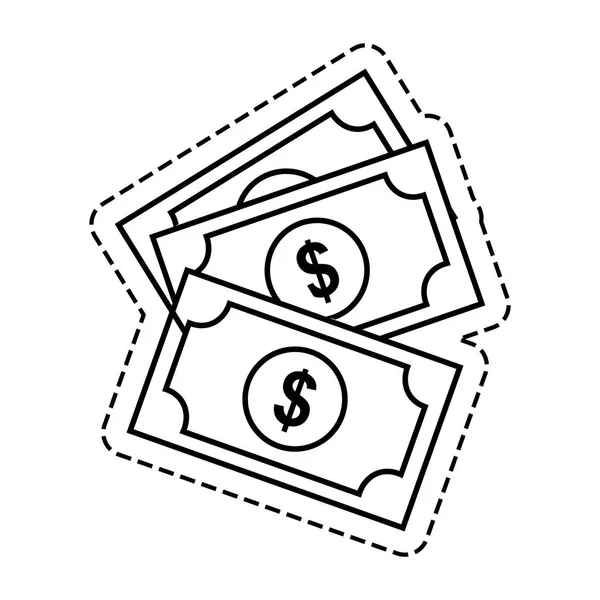 Χρήματα μετρητά billet — Διανυσματικό Αρχείο