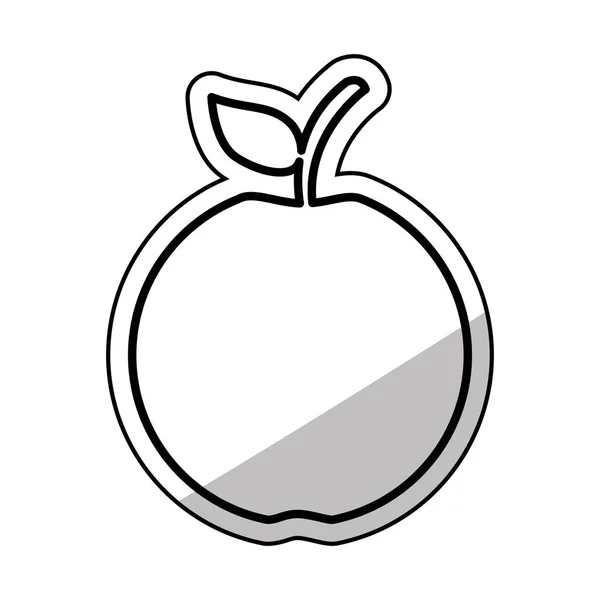 Pomme blanche — Image vectorielle