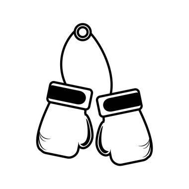 Boks eldivenleri ekipman simgesi