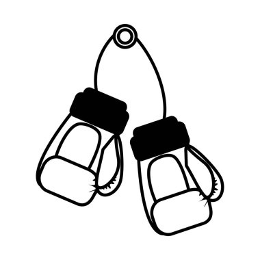 Boks eldivenleri ekipman simgesi