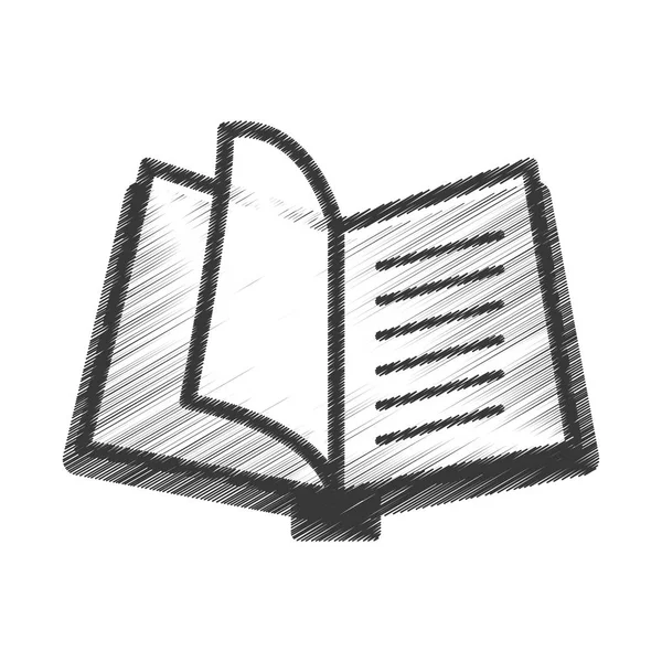 Izolované ikona text knihy — Stockový vektor