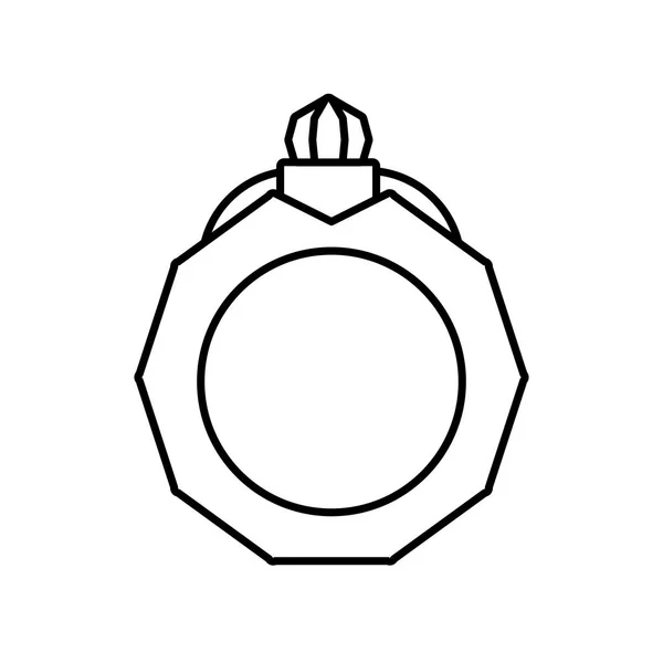 Pictogram jewelry ring bride icon design — Stock Vector
