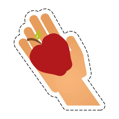 kırmızı elma meyvesi