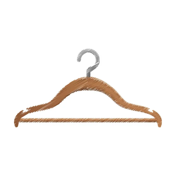Gancho ícone isolado roupas —  Vetores de Stock