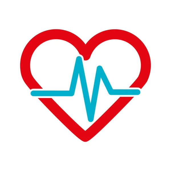 Cardiologia cardiaca medica — Vettoriale Stock