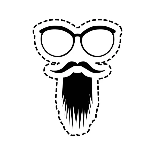 Hipster moda estilo de vida — Vector de stock