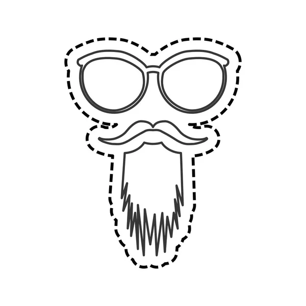 Hipster moda estilo de vida — Vector de stock