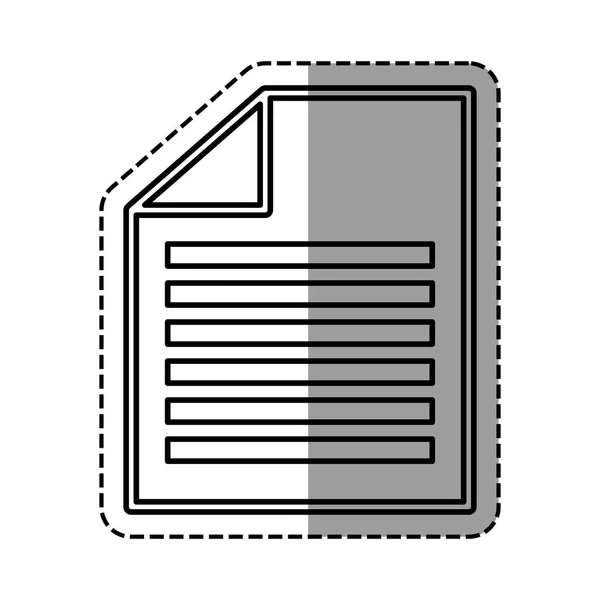 Laporan dokumen kertas - Stok Vektor