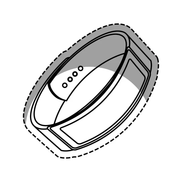 Pulsera de reloj inteligente portátil — Vector de stock