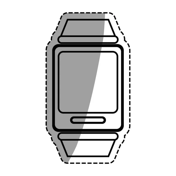 Wearable smart watch bracelet — Stock Vector