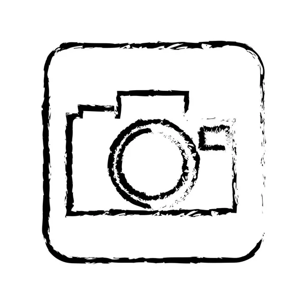 Vintage fotografische camera — Stockvector