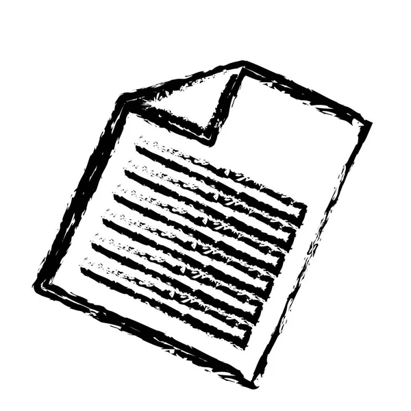 Dokument papper rapport — Stock vektor