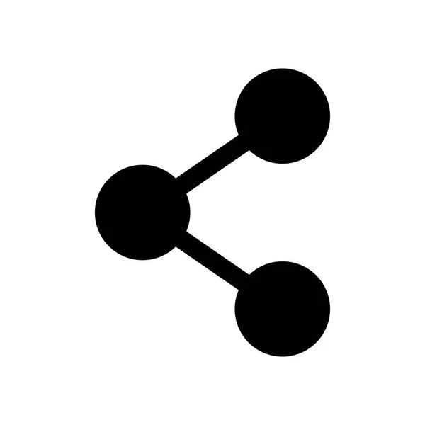 Berbagi simbol sosial - Stok Vektor