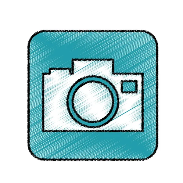 Cámara fotográfica vintage — Vector de stock