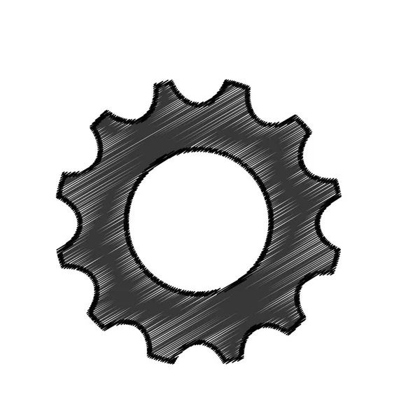 Gear cog wheel — Stock Vector