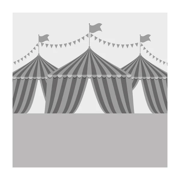 Festival de tente de cirque — Image vectorielle