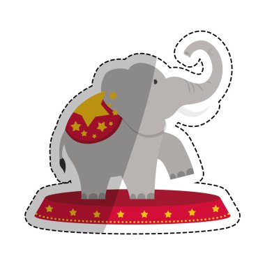 Sirk fil çizgi film