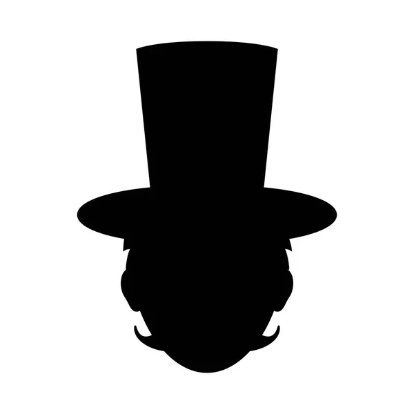 孤立的魔术师的帽子 — 图库矢量图片