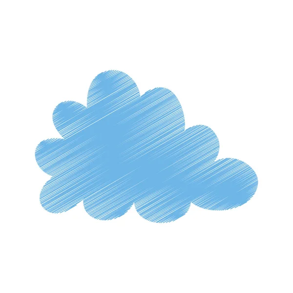 Nubes tiempo cielo — Vector de stock