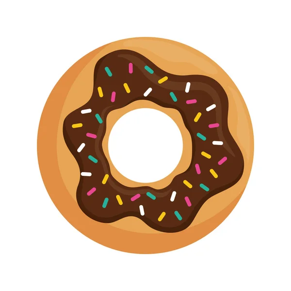 Heerlijke donut dessert — Stockvector