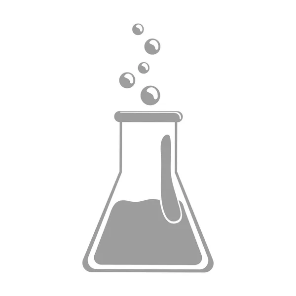 Vidrio matraz química — Archivo Imágenes Vectoriales