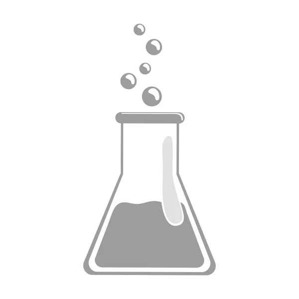 Vidrio matraz química — Archivo Imágenes Vectoriales