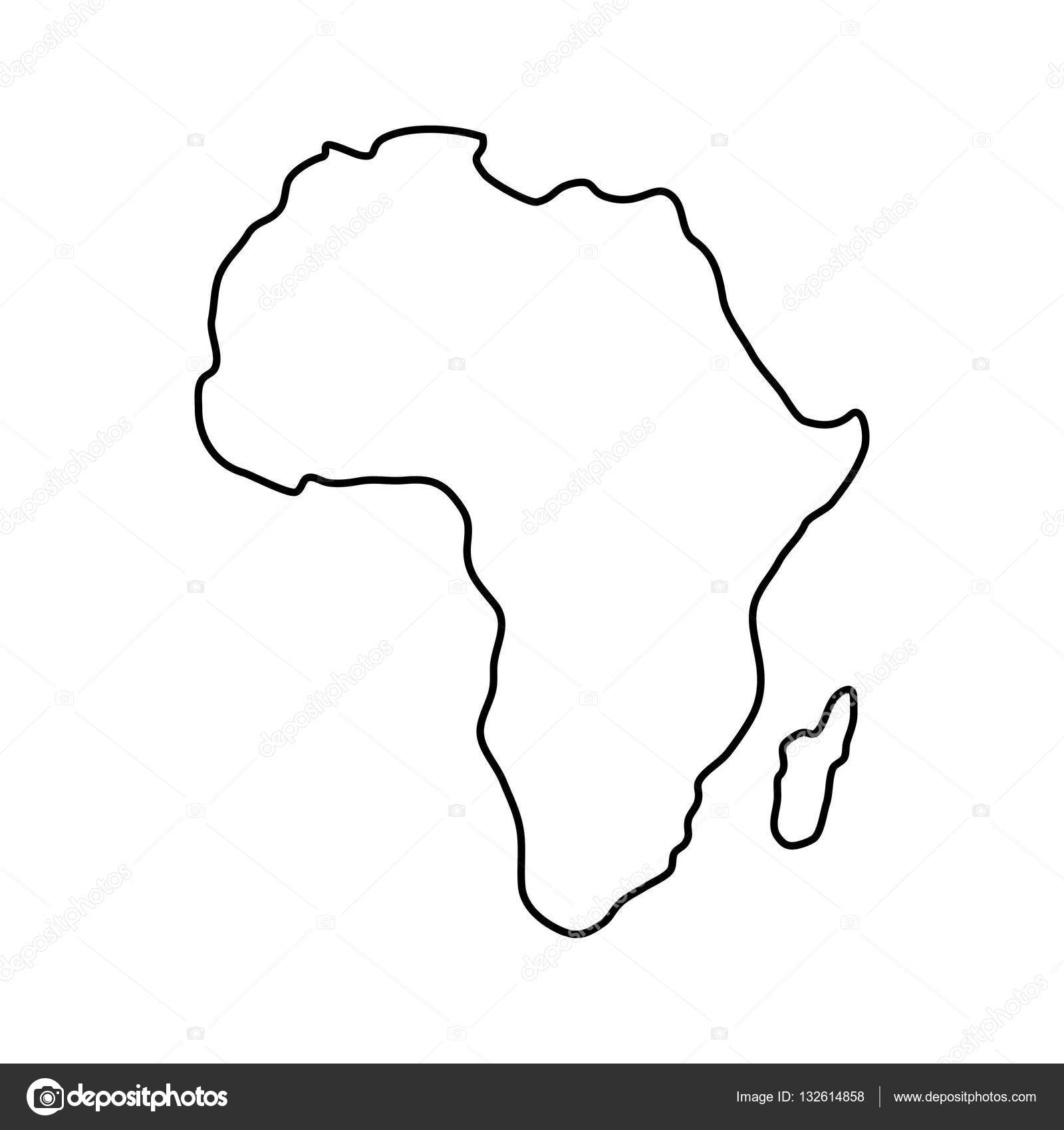 Mapa En Blanco De Africa Ilustracion Vector Mapa Africa Politico Images 5951