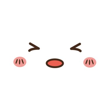 Güzel çizgi film yüzü.