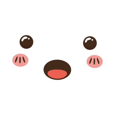 Güzel çizgi film yüzü.