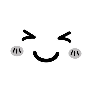 Güzel çizgi film yüzü.