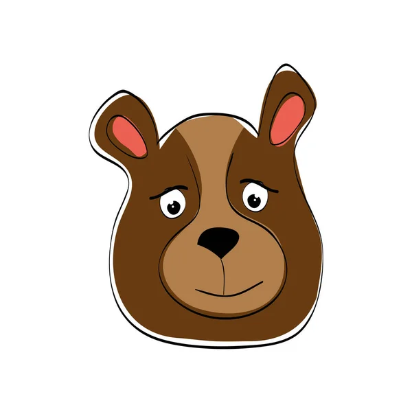 Słodkie niedźwiedź kreskówka — Wektor stockowy
