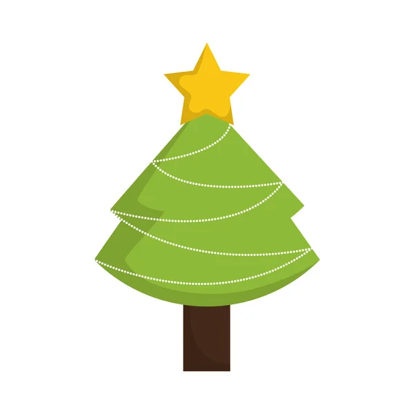 Pino de Navidad — Vector de stock