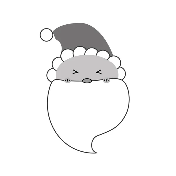 Santa Claus caricatura de Navidad — Vector de stock