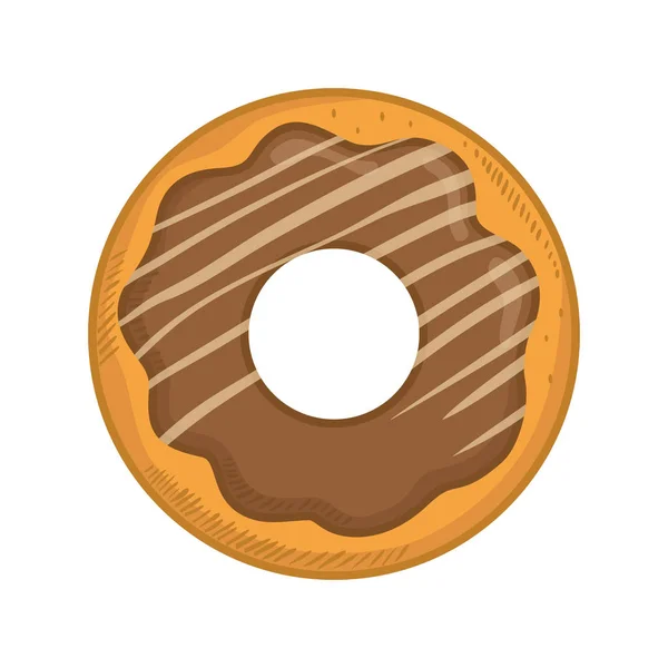 Heerlijke donut dessert — Stockvector