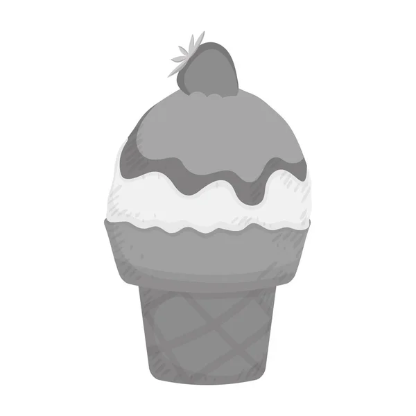 Delicioso helado — Vector de stock