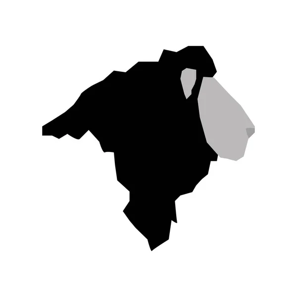Lion animal africain — Image vectorielle