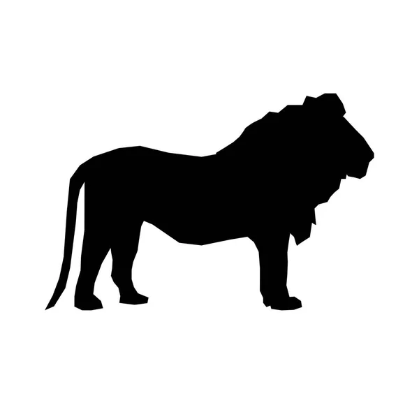 León animal africano — Vector de stock