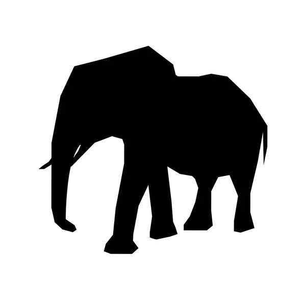 Elefante animal africano — Vetor de Stock