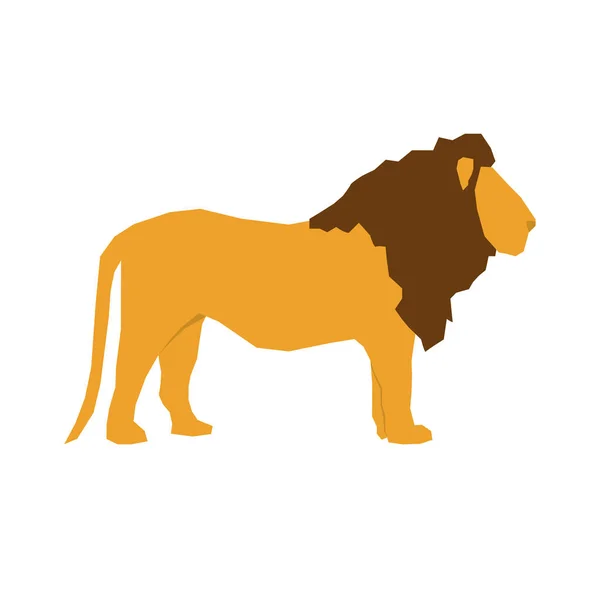 Löwe Afrikanisches Tier — Stockvektor