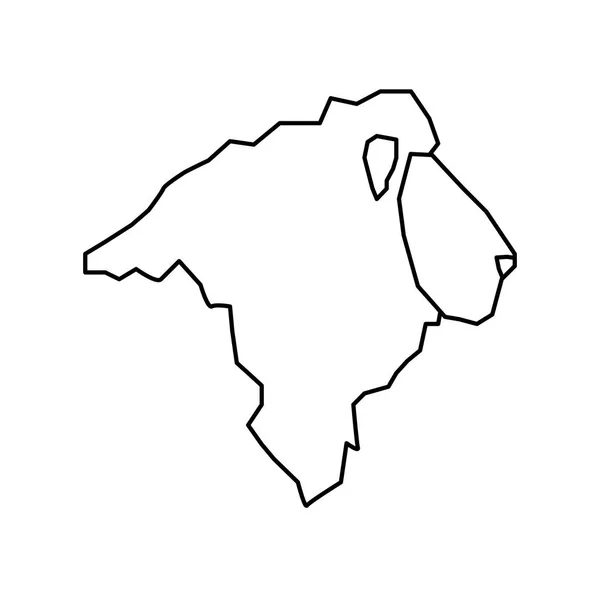Leão animal africano — Vetor de Stock
