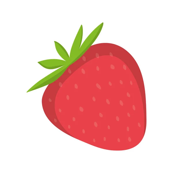 Fruta fresca de fresa — Vector de stock