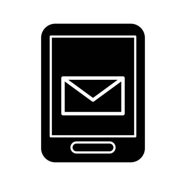 Posta simgesi olan akıllı telefon